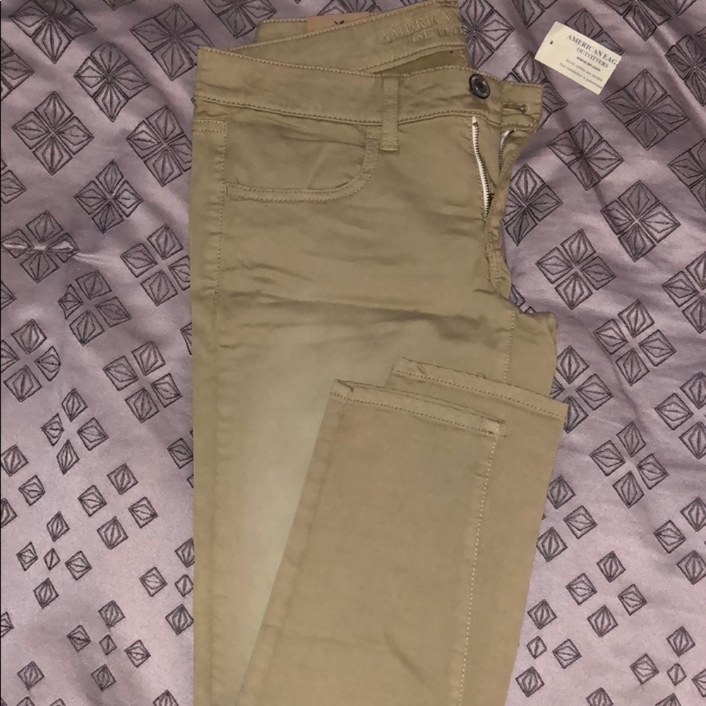 Khaki Jeggings